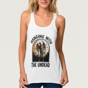 Chill Zombie-Shirt Vintage-Halloween-Grafik_1 Tank Top
