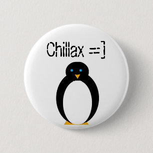 chillax Pinguin Button
