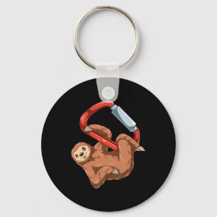 Chilled Sloth - Bouldering- und Klettergeschenk Schlüsselanhänger