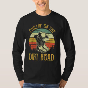 Chillen auf der Schotterstraße Country-Musik T-Shirt