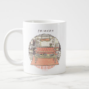 Chillen mit FRIENDS™ Cartoon Jumbo-Tasse
