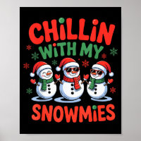 Chillen mit meinem Snowmie lustiger Weihnachts-Sch