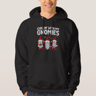 Chillen mit meinen Gnomies Weihnachten passende Fa Hoodie