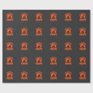Chillen mit meinen Kumpels Halloween T-Shirt Desig Geschenkpapier