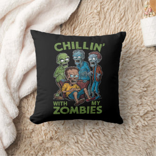 Chillen mit meinen Zombies Halloween Jungen Kinder Kissen