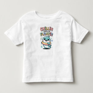 Chillen mit meiner Schwimmhilfe   Hai-Baby Kleinkind T-shirt