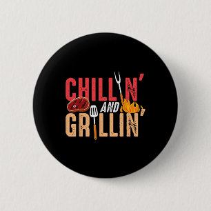 Chillen und Grillen Byrbecue-Party  Button