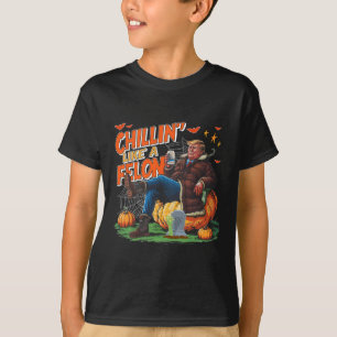 Chillen' wie ein Verbrecher Donald Trump Besser Bi T-Shirt