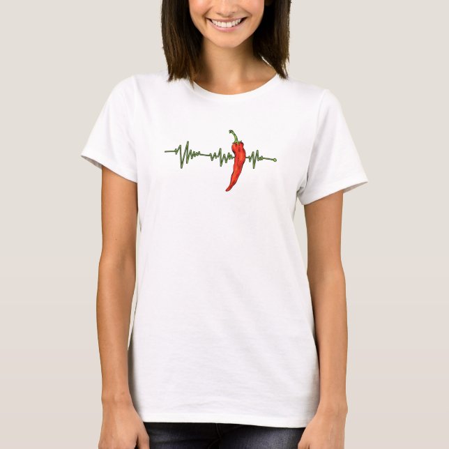 Chilli Red Pepper - indian food T-Shirt (Vorderseite)