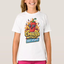 „Chilli With It“-T-Shirt – Coole und scharfe Carto T-Shirt