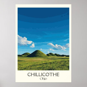 Chillicothe Ohio Erste Hauptstadt Städtische Badea Poster