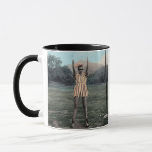 Chillin' Chica- Schwarz Tasse