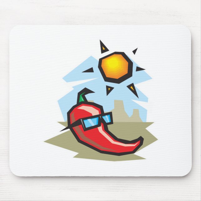 Chillin Chili Pfeffer Mousepad (Vorne)