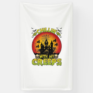Chillin Creeps Spukhaus Halloween Hexen Sku Banner