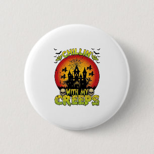 Chillin Creeps Spukhaus Halloween Hexen Sku Button