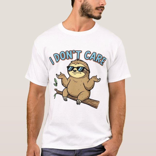 Chillin' Faultier Egal Design Essential T-Shirt (Vorderseite)
