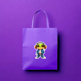 Chillin' Frosch Vinyl Sticker