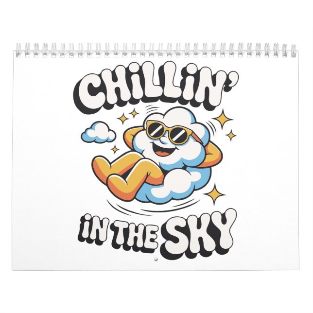 Chillin' in der Niedlichen Wolkendesignmauer Kalender (Titelbild)