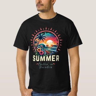 Chillin in Paradis Sommer-Tropen-T - Shirt