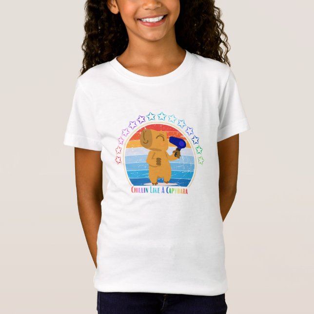Chillin' Like a Capybara T-Shirt (Vorderseite)