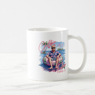 Chillin like a Felon Summer 2024 Funny Trump 2024 Kaffeetasse