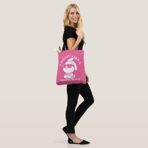 Chillin’ like a Mindful Bunny - Pink Oaster Bag