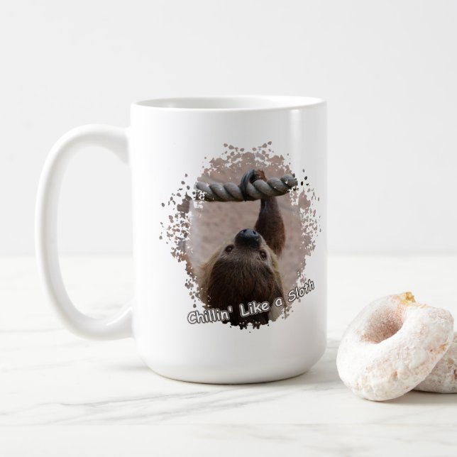 Chillin' like a Sloth Kaffeetasse (Mit Donut)