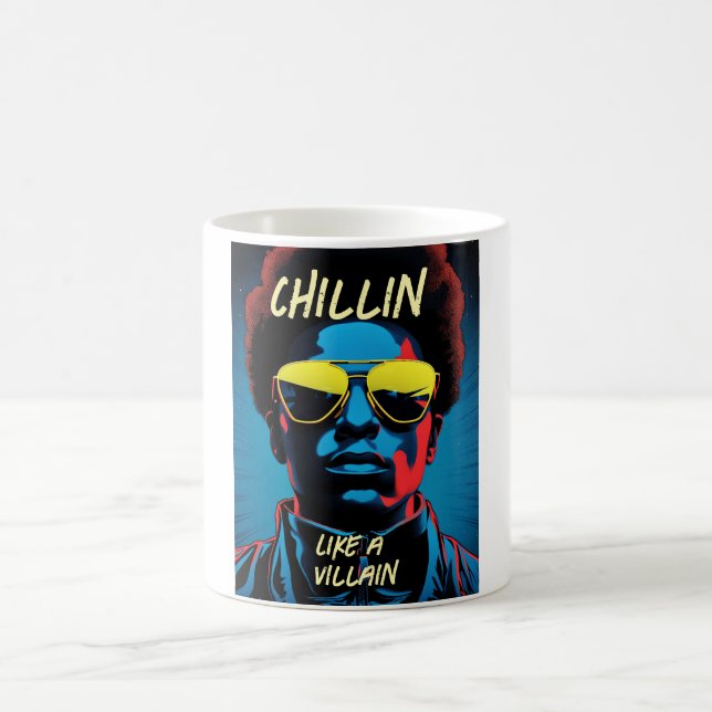 Chillin Like a Villain Coffee Mug Kaffeetasse (Mittel)