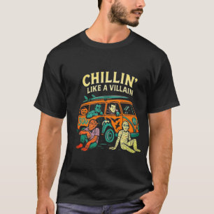 Chillin' like a Villain - Retro Monster T-Shirt