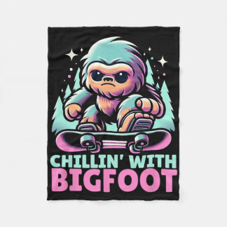 Chillin" mit Bigfoot Alpiner Wintersportort Snowbo Fleecedecke