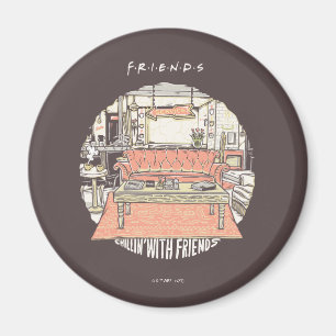 Chillin' mit FRIENDS™ Cartoon Magnet