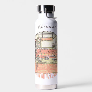 Chillin' mit FRIENDS™ Cartoon Trinkflasche