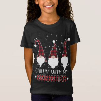 Chillin mit meinen Gnomen Buffalo Karierter Gnome  T-Shirt