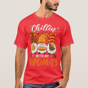 Chillin' mit meinen Gnomen drei Gnomen-Haltepumpe T-Shirt