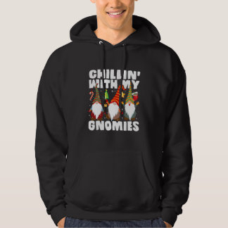 Chillin' mit meinen Gnomen Frohe Weihnachtsfeierta Hoodie