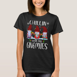 Chillin mit meinen Gnomen Weihnachtsgnomes Buffalo T-Shirt