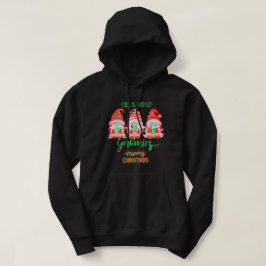 CHILLIN MIT MEINEN GNOMIEN lustige Weihnachten Hoodie