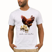 "Chillin" mit meinen Piepen Hen mit T - Shirt