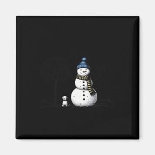 Chillin mit meinen Schneemassen Weihnachten Frosti Magnet