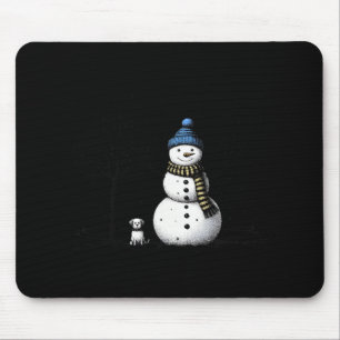 Chillin mit meinen Schneemassen Weihnachten Frosti Mousepad