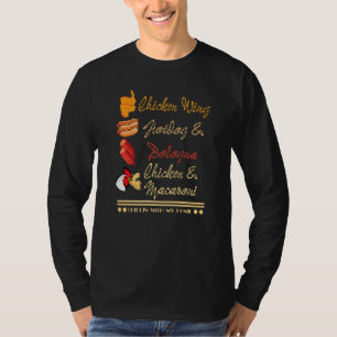 Chillin mit meiner Heimat Hühnchen Wing Hotdog Bol T-Shirt
