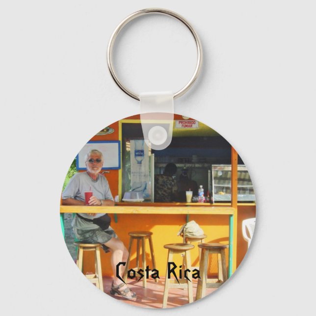 Chillin' Out in Costa Rica Schlüsselanhänger (Vorderseite)
