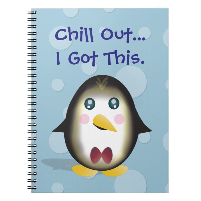 Chillin' Penguin Notizblock (Vorderseite)