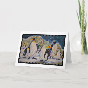 Chillin Pinguin-Gruß-Karte Karte