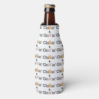 Chillin und Grillin Flasche und Can Huggie Flaschenkühler