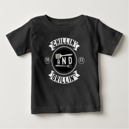 Chillin und Grillin Funny Outdoorsommer GRILLEN Baby T-shirt