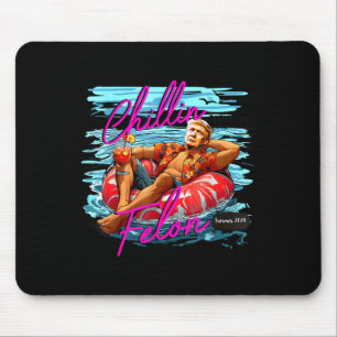 Chillin wie ein Felon Retro Pink Sommer Funny Trum Mousepad
