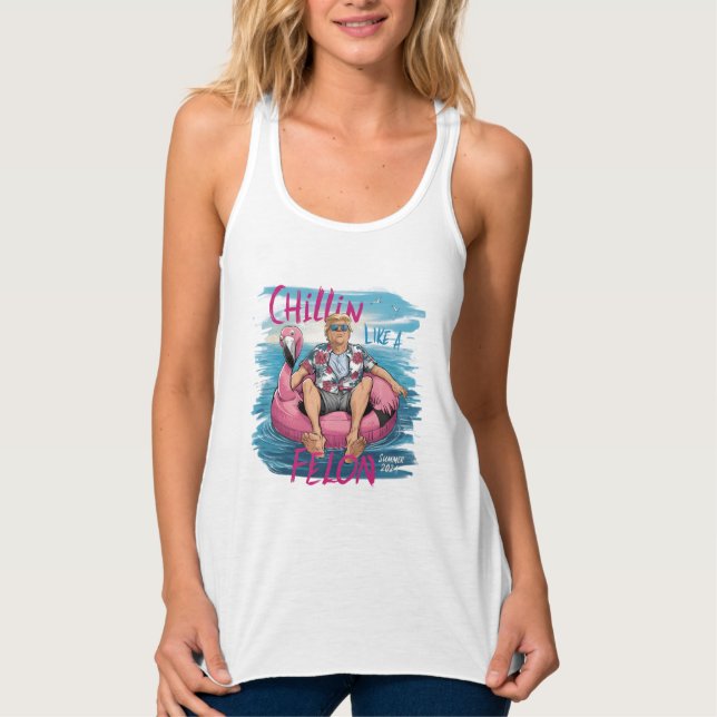 Chillin wie ein Kumpel Sommer 2024 Tank Top (Vorderseite)