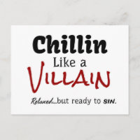 Chillin wie ein Villain. Entspannt... aber bereit 