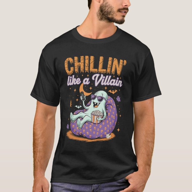 Chillin wie ein Villain T-Shirt (Vorderseite)